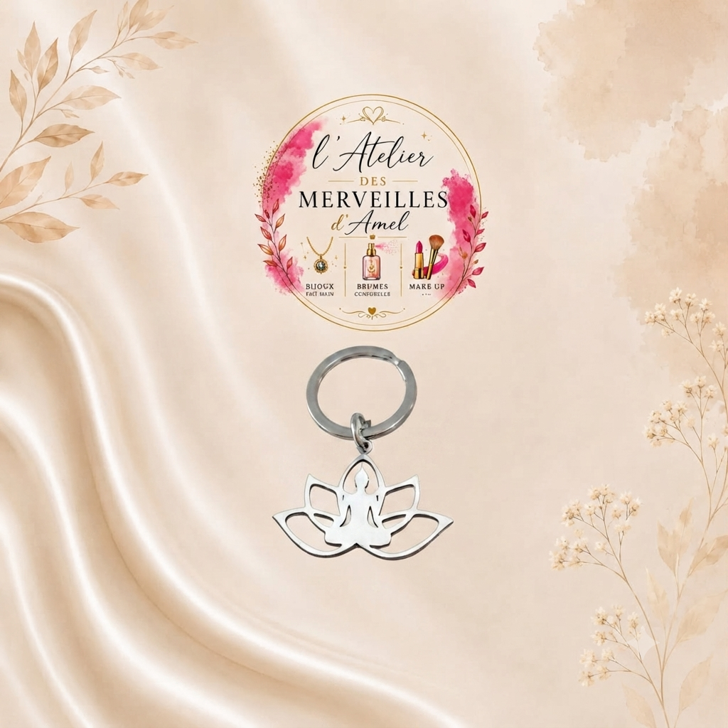 Porte clé lotus