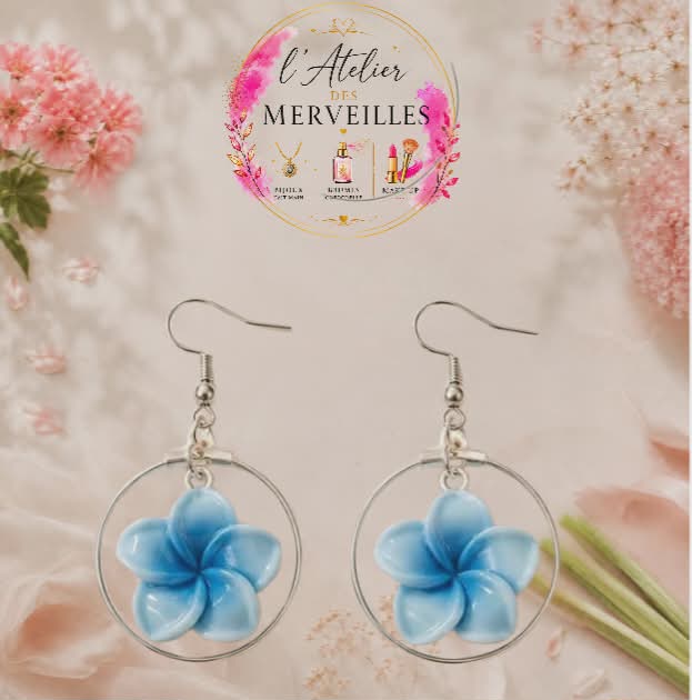Boucles d'oreilles Aurore fait main